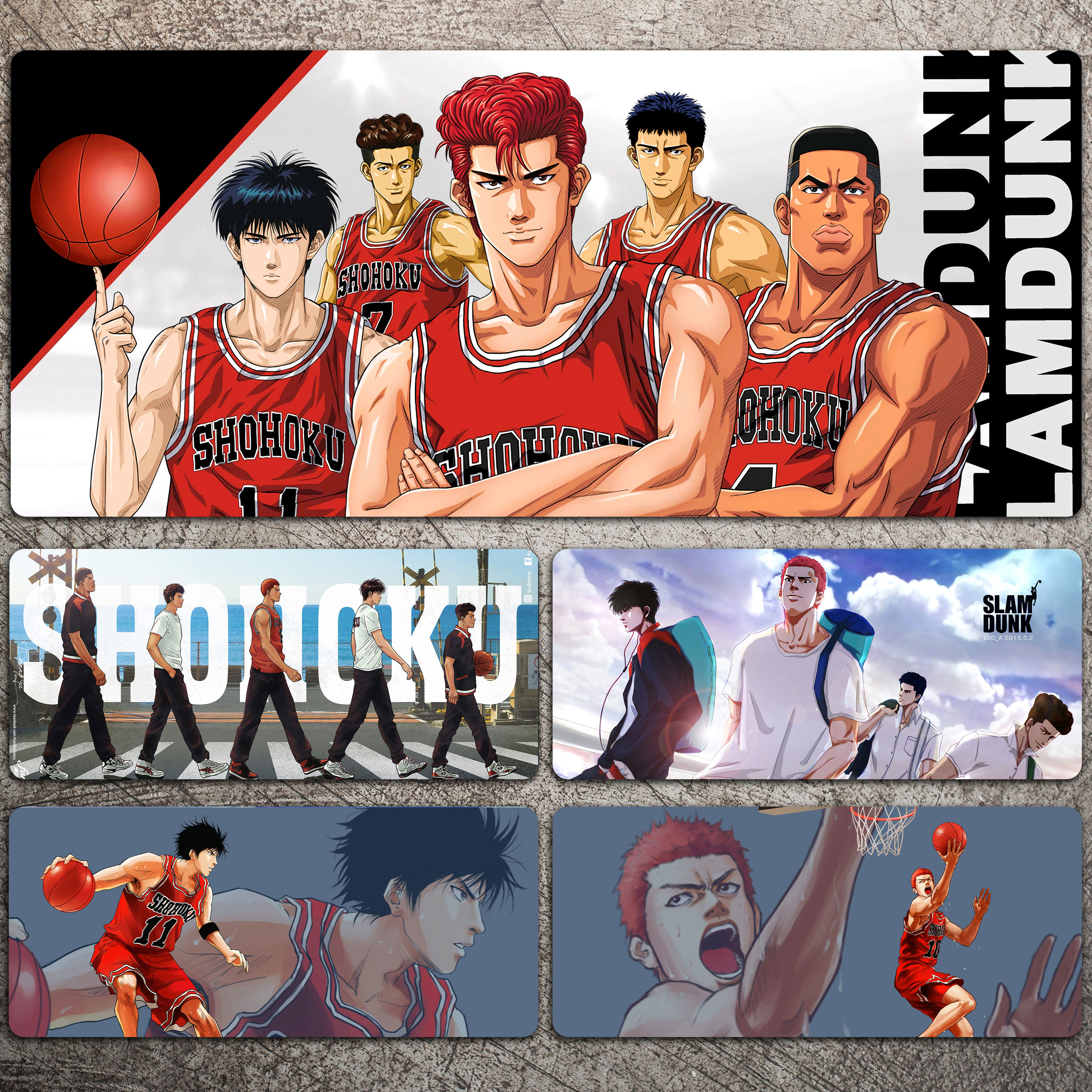 Dunk high mouse pad super lock side cherry flower flower flower flower cartoon maple cartoon bespoke