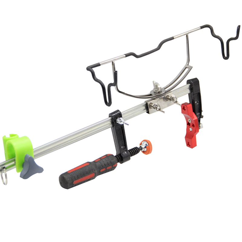New raft fishing bracket bridge raft fishing rod rack all metal umbrella stand lamp stand professional fort rack rod sea rod fishing rod fishing gear