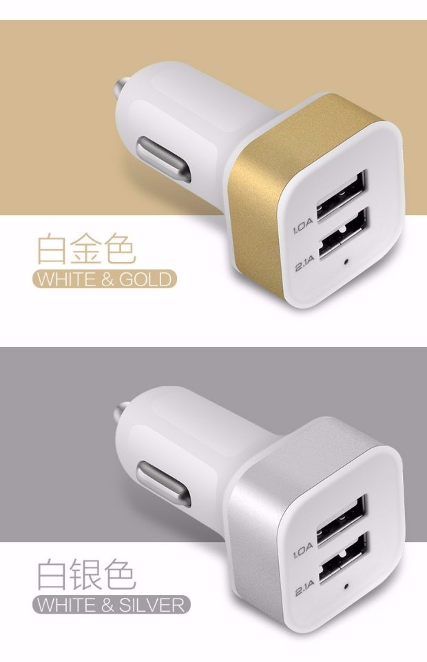 Sạc xe hơi một cho hai cặp usb2.1 bật lửa cắm điện thoại di động đầu nguồn phụ kiện phổ điều hướng - Phụ kiện điện thoại trong ô tô giá đỡ điện thoại trên oto