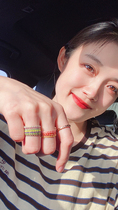 redline red rope ring weaves 18k gold transshipment promises high - sensitivity luxury commuter multicolor optional