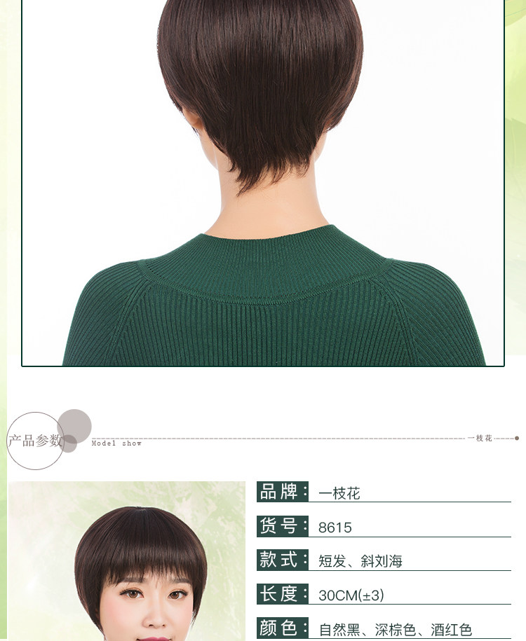 Perruque cheveux raides Court - Ref 2609183 Image 11