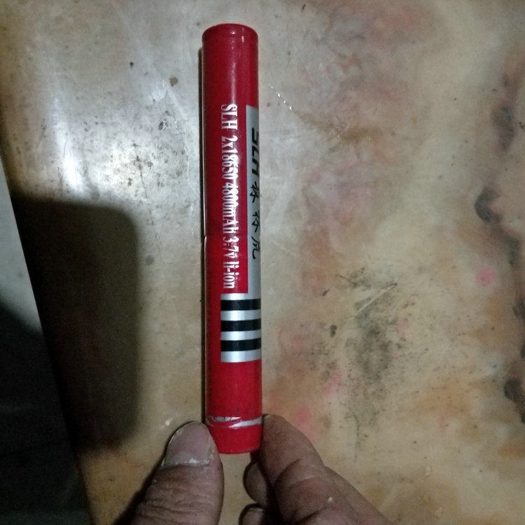 SLH Forest Tiger Flash 2X18650 Battery 2 knots Connected Battery Pack 4800mAh can be charged 3 7V