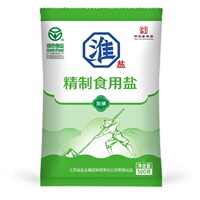 8元！淮盐加碘精制盐500g*5袋