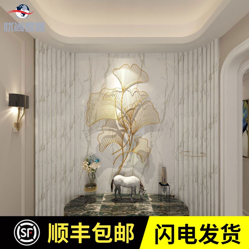 Chinese style Wall decoration Wall hanging Iron art Ginkgo biloba Home Furnishing Wall hangings Pendant a living room hotel Background wall decorate Arts and Craftsin the Home accessories , Mural  category - from Buy2taobao.com to provide professional Taobao agent buy service