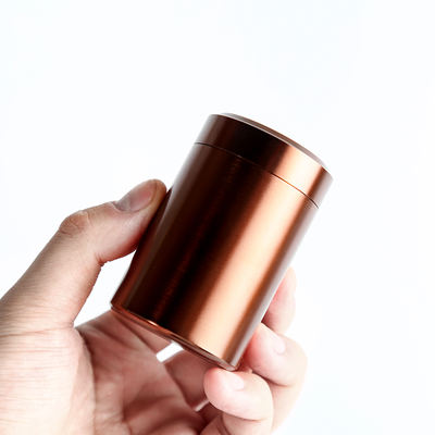 Aluminum alloy portable mini aluminum can, metal tea can, small tea can, iron box, high-end tea gift box, empty box packaging