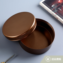 Portable travel small number tea leaf pot metal pot tea box big number pu-erh tea cake jar iron box titanium aluminum alloy tea pot