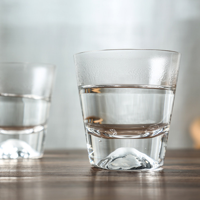 Creative Net Red Water Cup in Japanese Mount Fuji glass whiskey cup crystal glass household heat resistant glass