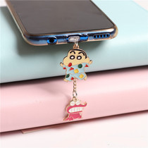 Cute wax pen small new mobile phone universal headphone hole charging mouth choke plug dust stopper couple for male and female pendants