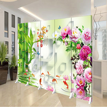 Screen partition simple folding mobile modern European style simple living room bedroom office Hotel decoration wall