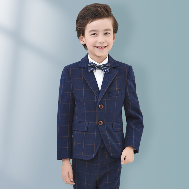 Children's small suit suit boy CUHK child primary school children to play Korean version of flower boy gown boy acting Western-style clothes