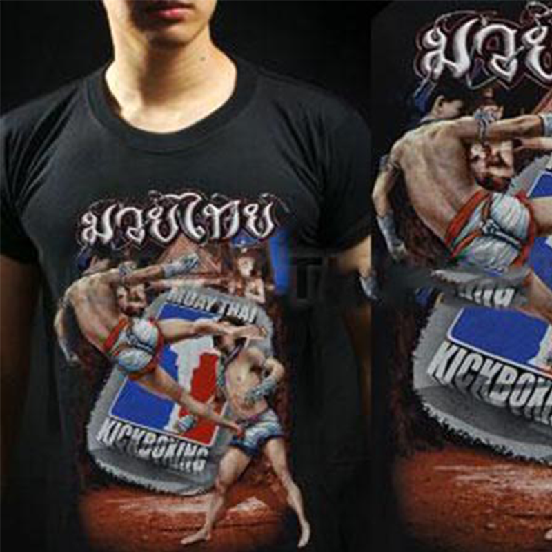 Muay Thai short sleeve T-shirt male UFC mixed martial arts mma boxing loose cotton short sleeve T-shirt Muay Thai Sanda fitness