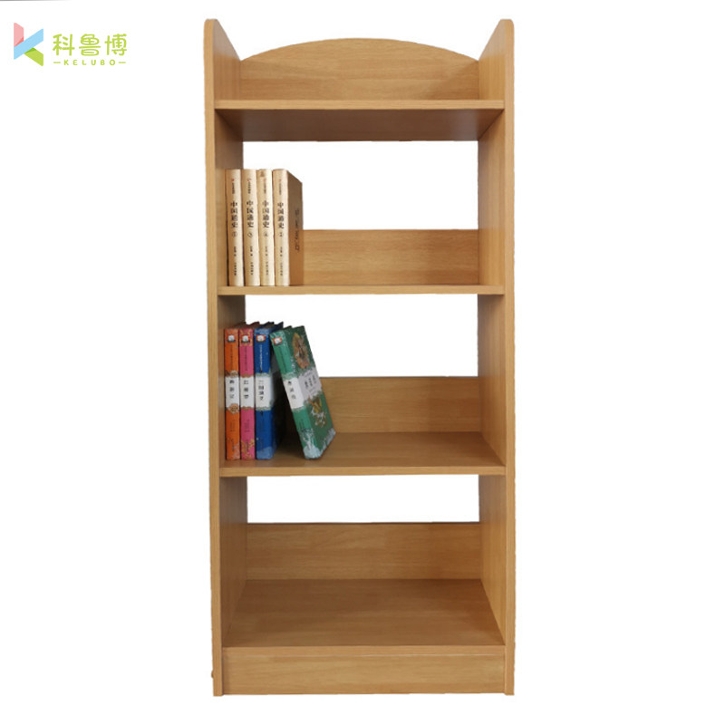 Landing Bookcase Bookcase Simple Children Composition Multilayer Students Solid Wood Grain Board Eco-friendly Placement Containing Bookcase Table