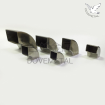 304 stainless steel 90 degree square pipe elbow welding accessories Elbow exhaust pipe bracket Elbow adapter square pipe accessories