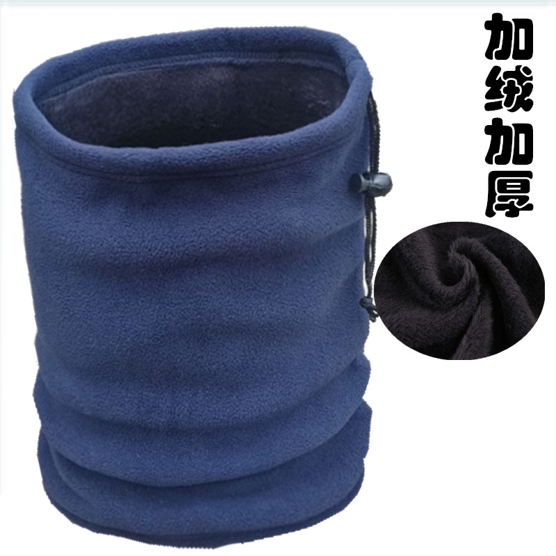 Ngoài trời lông cừu bib nam và nữ thiết lập mũ trùm đầu mùa đông đa chức năng thể thao cưỡi mũ trùm mặt nạ ấm mũ khăn trùm ninja phượt