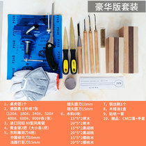 Wooden spoon DIY tool set Wood carving entry Digging spoon making materials Digging spoon carving knife Handmade woodworking wood