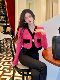 Hollinna woven pink small fragrant style short coat for women spring and autumn high-waisted versatile tops for small people