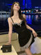 Hollin Handmade Rhinestone Strapless Tube Top for Women, with Chest Pads, High-End, Not Vulgar, Dopamine Fashion
