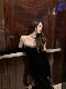 Hollinna Velvet Suspender Dress for Women, Spring and Autumn, French Style, High-End, Hepburn Style, Slimming, Elegant Long Dress