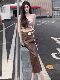 Hollinna Maillard Retro Leather Skirt Women's Autumn and Winter 2025 New Slim High-Waisted Skirt Fishtail Hip Skirt