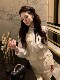 Hollin [Cream Mousse] Playful Vest Suit for Women, Spring & Fall Design, High-End Wool Two-Piece Set