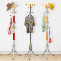 Stainless steel coat rack Floor-to-ceiling simple hanging clothes rack Bedroom household economical storage rack Rental clothes rack