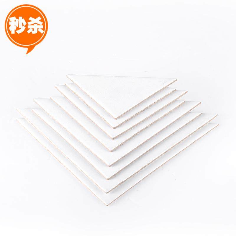 Financial pad corner gasket High quality white card Black card triangle certificate binding supplies Cardboard rectangular clip strip foot