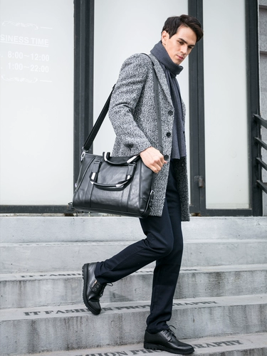 Ноутбук для отдыха, сумка на одно плечо, кожаная сумка через плечо, из натуральной кожи, бизнес-версия