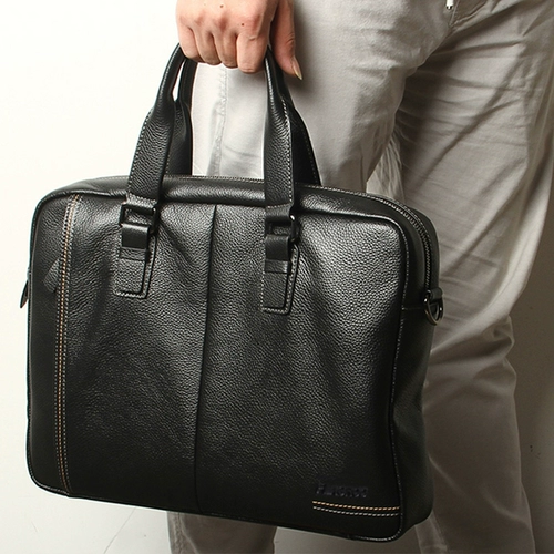 Кожаный ноутбук для отдыха, сумка на одно плечо, из натуральной кожи, бизнес-версия