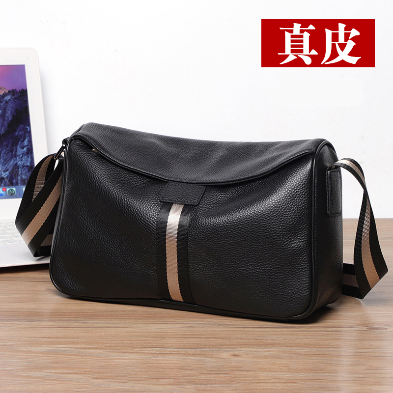 Men's Crossbody Bag Genuine Leather 2026 New Business Casual High-End Backpack First Layer Cowhide Bag Men's Bag Shoulder Bag Men's Crossbody Bag Genuine Leather 2026 New Business Casual High-End Backpack First Layer Cowhide Bag Men's Bag Shoulder Bag