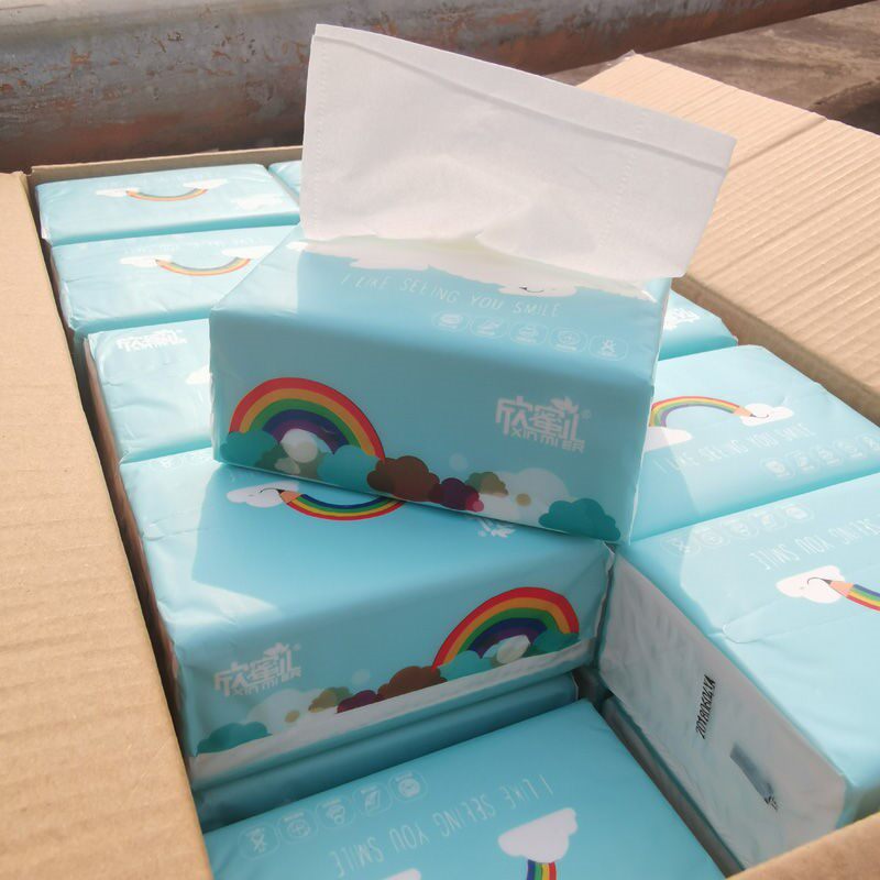 Himhoney 30 Packs Wood Pulp Cramps Paper Whole Boxes For Home Affordable Clothing Sanitary Napkins Commercial On-board Paper Towel Face Paper 