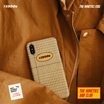 AndAnotherBarber1990s original Millennium Retro niche sweet cool grid pattern iphone12 phone case