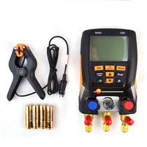 Deto testo550 557 570 Electronic Manifold Meter Fluorometer Refrigerant Air Conditioning Vacuum Digital Pressure Gauge