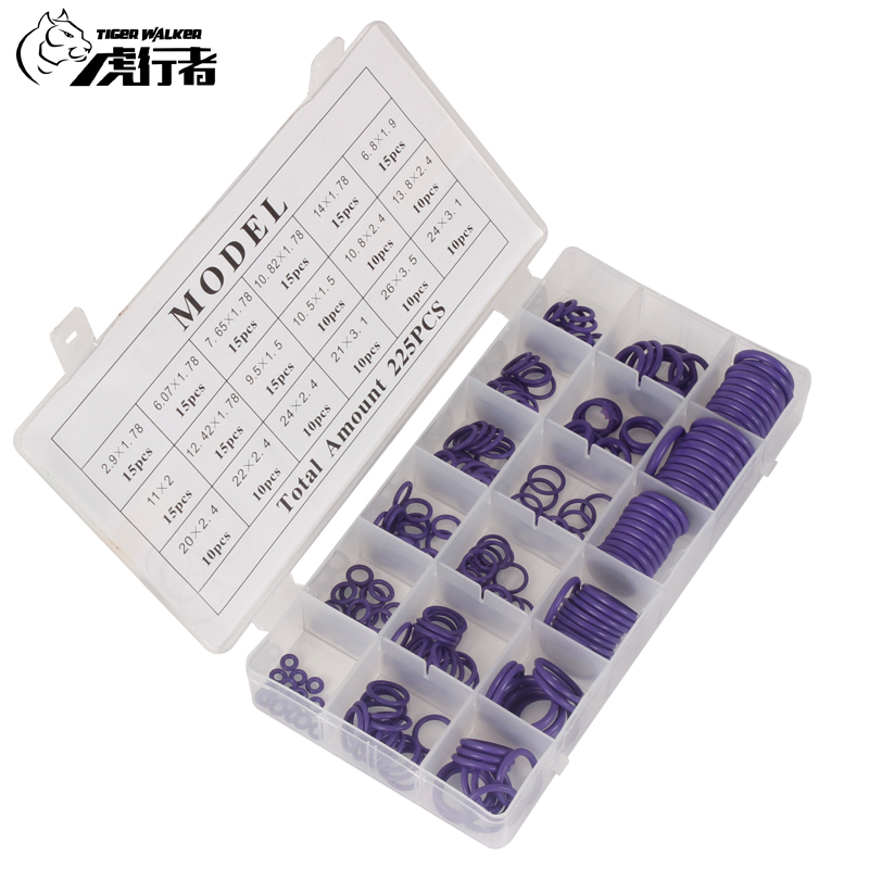 Tiger Walker 18 grid rubber ring Automotive air conditioning parts Seal ring O-ring Automotive repair tools
