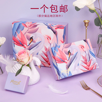 Packaging box Simple and fresh swan gift box Carton Wedding souvenir candy box 0185