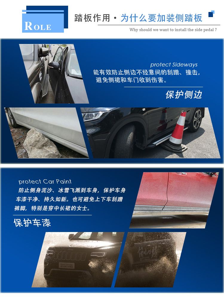 Chuanqi GS8 đạp chân GS7 bên bàn đạp GS3 Bàn đạp GS4 nguyên bản đặc biệt sửa đổi bàn đạp xe chổi rửa xe oto 360 độ