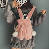 Túi thu đông nữ 2018 phiên bản Hàn Quốc mới của ba lô tai thỏ dễ thương balo da đẹp cho nữ