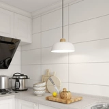 Simike Tile Pure White Kitchen Balcony Balcony Matte Wall Chric