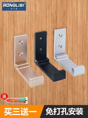 Invisible hook, punch-free, foldable clothes hook, wall-mounted coat hook, strong adhesive, hanging hook, single large size