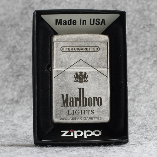 Игра в более легкое Zippo Original Limited Edition Pure Copper Marlboro Zppo мужская гравировка Марлборо