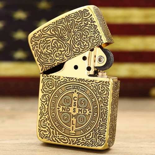 Игра в более легкий Zippo Original Pure Copper Помещающий пять -насущные ады детектив Zppo Constantine Limited Edition