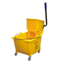 Baiyun bucket mop bucket Water squeezer Household mop water squeezer water squeezer Tussah water truck dewatering car Tun cloth bucket