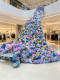 Trendy Waterfall Flower Artificial Flower Wall Decoration Monet Garden Popular Photo Spot Shopping Mall Window Artificial Floral Arrangement Decoration