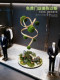Clothing Store Window Display Hanging Ceiling Moss Spherical Green Plant Decoration Ornaments Artificial Plants Indoor Landscape Arrangement