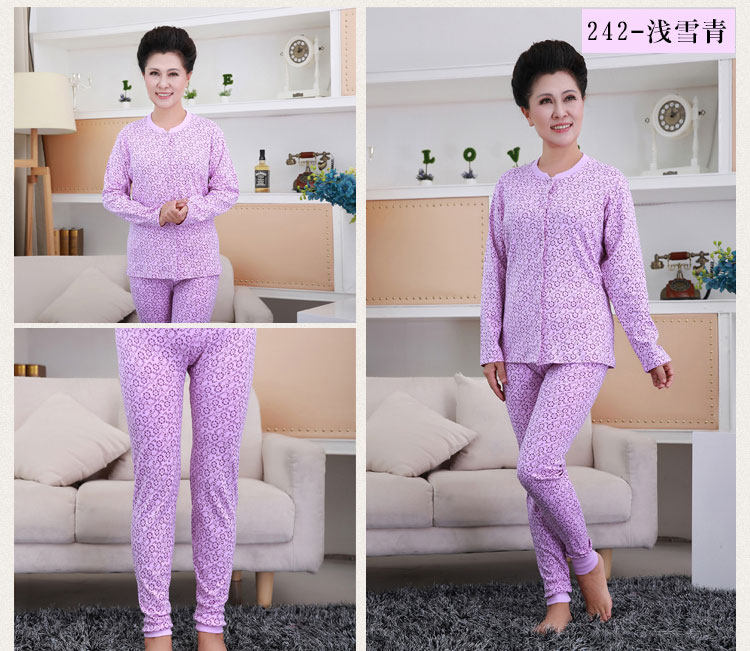 Sous-vêtement chaud personne âgée simple en coton - Ref 750847 Image 32