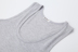 Áo vest nam size lớn có dây đeo vừa vặn, áo nỉ mỏng không tay Thêm phân bón để tăng độ căng của đồ lót - Áo vest áo lót cho con bú Áo vest