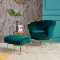 Nordic lazy sofa chair light luxury small apartment bedroom small sofa Net red balcony lounge chair single sofa