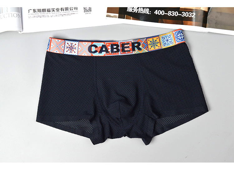 Caber Cabernet cặp đồ lót màu đỏ siêu mỏng băng lụa sợi nam boxer nữ tam giác gợi cảm mùa hè 158 258 do lot nu