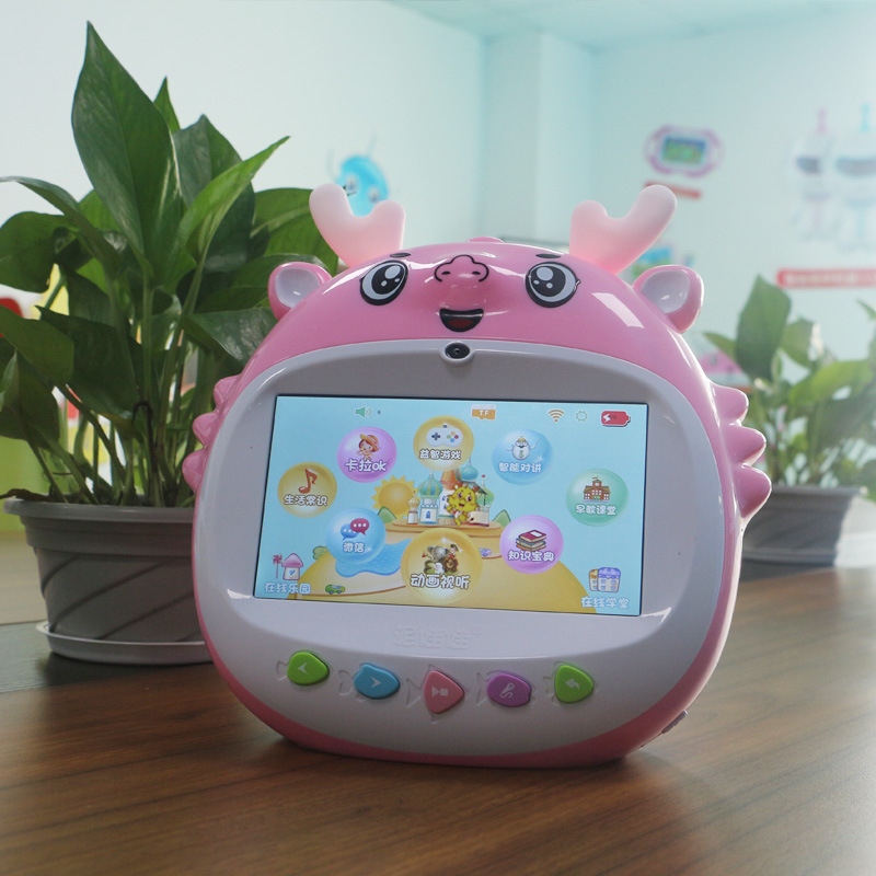 Bùn búp bê 7 inch cảm ứng máy giáo dục sớm thậm chí có thể WIFI máy kể chuyện thông minh trẻ em học đọc máy đọc đồ chơi giáo dục robot thông minh