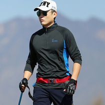 Outdoor new fashion new mens quick-drying long sleeve T-shirt sunscreen breathable sweat absorption casual fashion tide autumn clothes