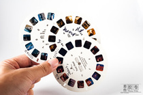 (Those films)American GAF disc 3D slide Manual film viewer and disc slide